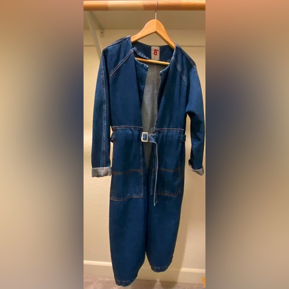 Denim long coat - Picture 3 of 4